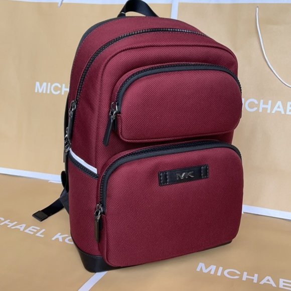 Michael Kors Kent Sport Utility Backpack Merlot - Picture 5 of 16
